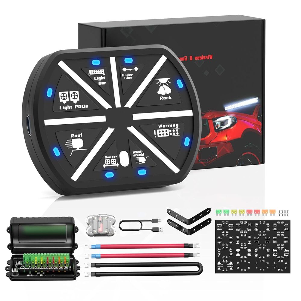 Universal Remote Control - Pannello di Controllo a 8 Interruttori