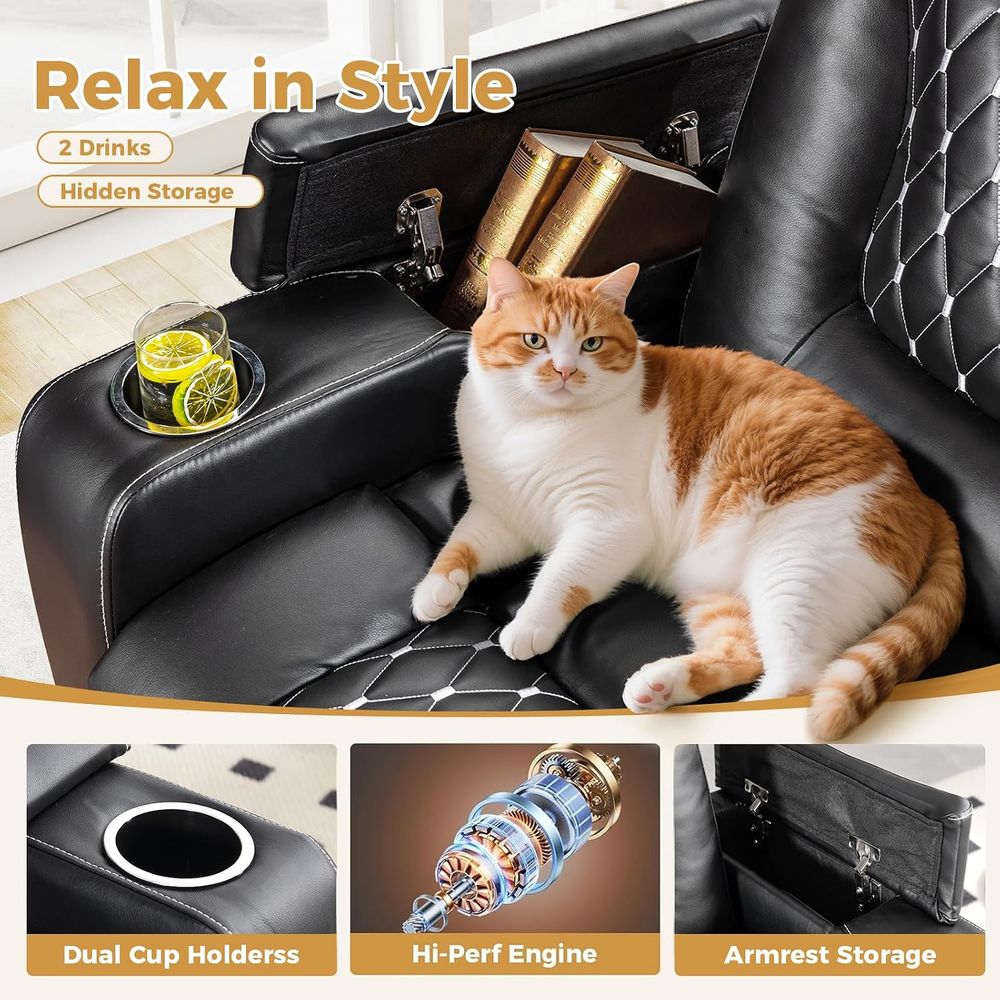 Poltrona Reclinabile Elettrica - Home Cinema Couch recensione e prezzo