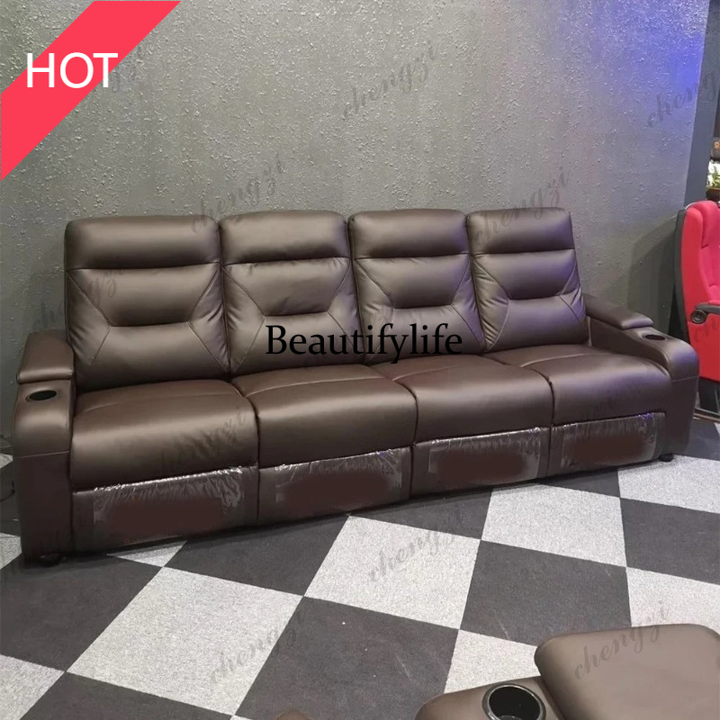 Set di divani in pelle A49 con - Home Cinema Recliners recensione e prezzo