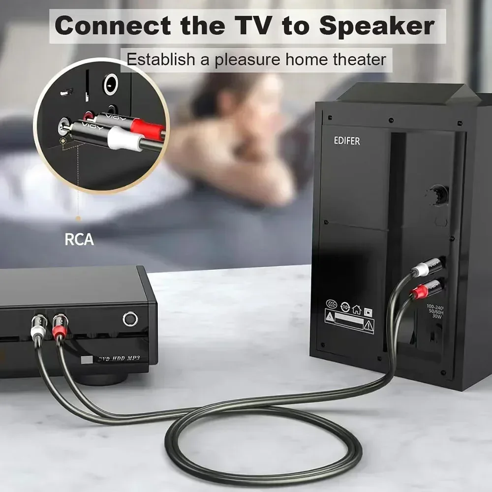 Cavo da 2RCA a 2RCA Cavo subwo - Home Cinema Gaming recensione e prezzo