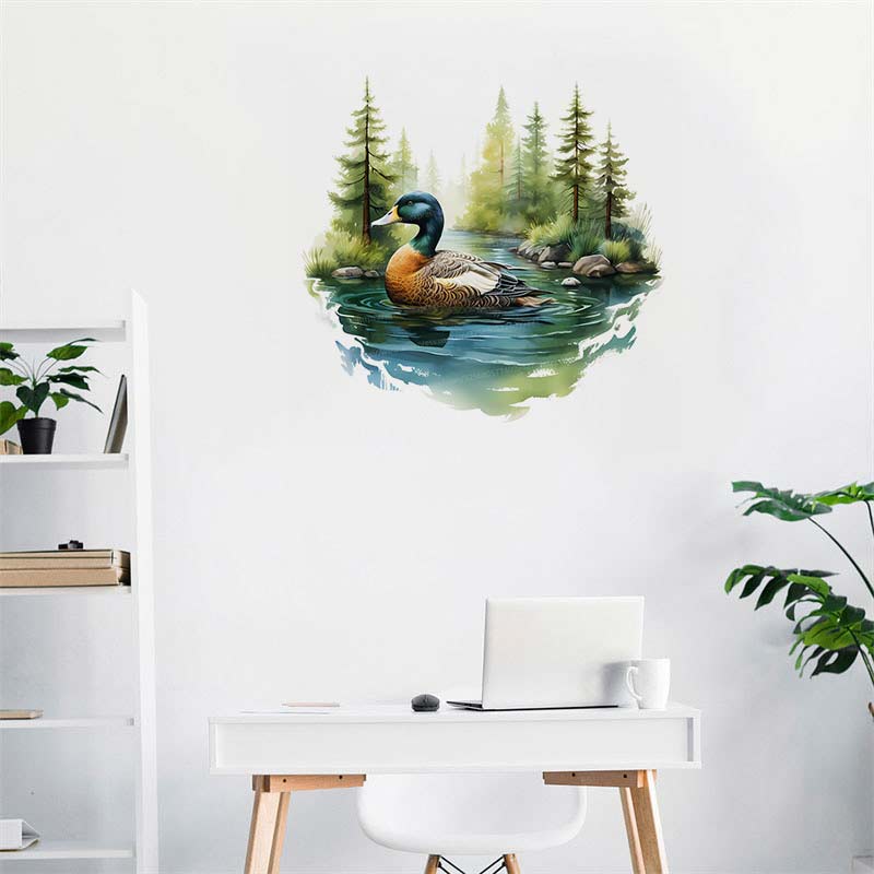 Carino colorato nuoto anatra a - Home Cinema Wallpaper recensione e prezzo