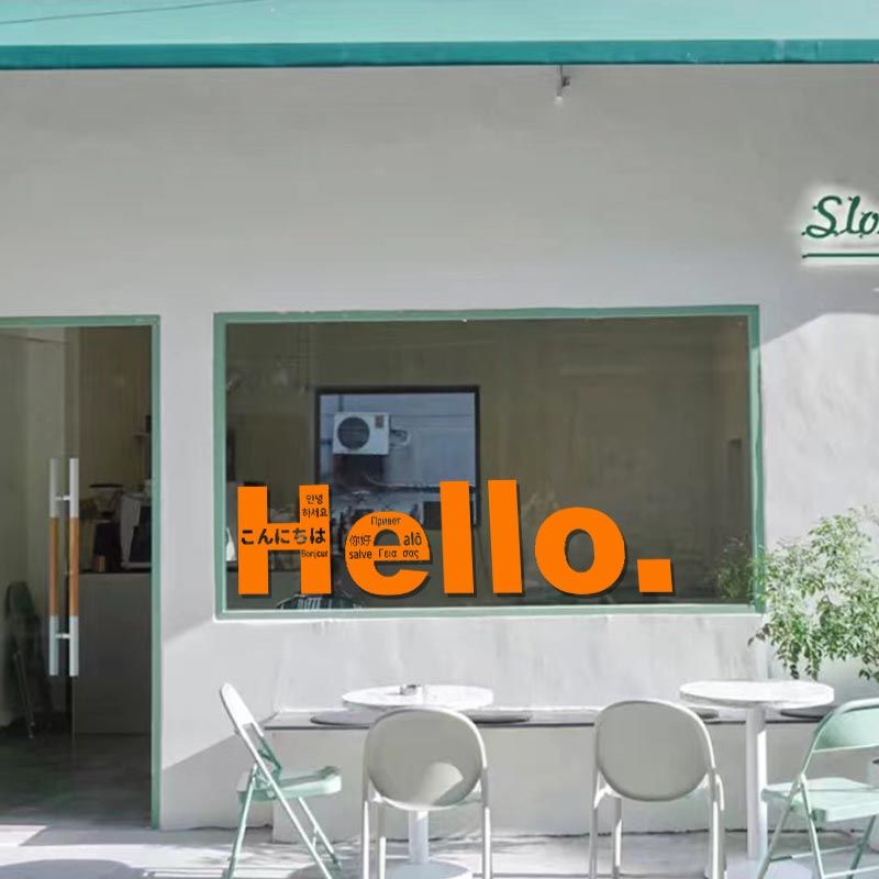 Ciao lingua multilingue adesiv - Home Cinema Wallpaper recensione e prezzo