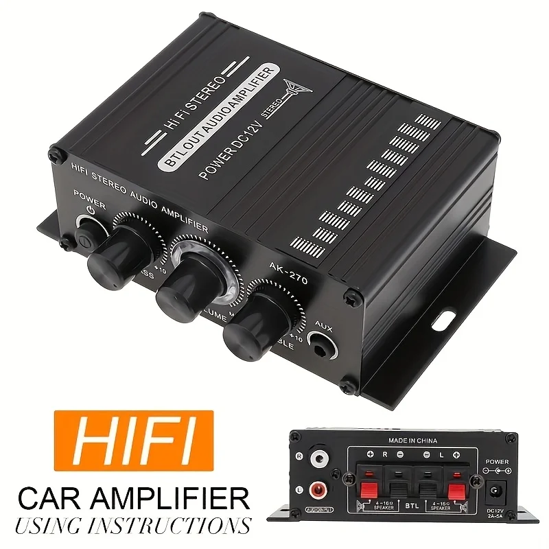 AK-270 Mini Amplificatore di P - Home Cinema Ampli recensione e prezzo