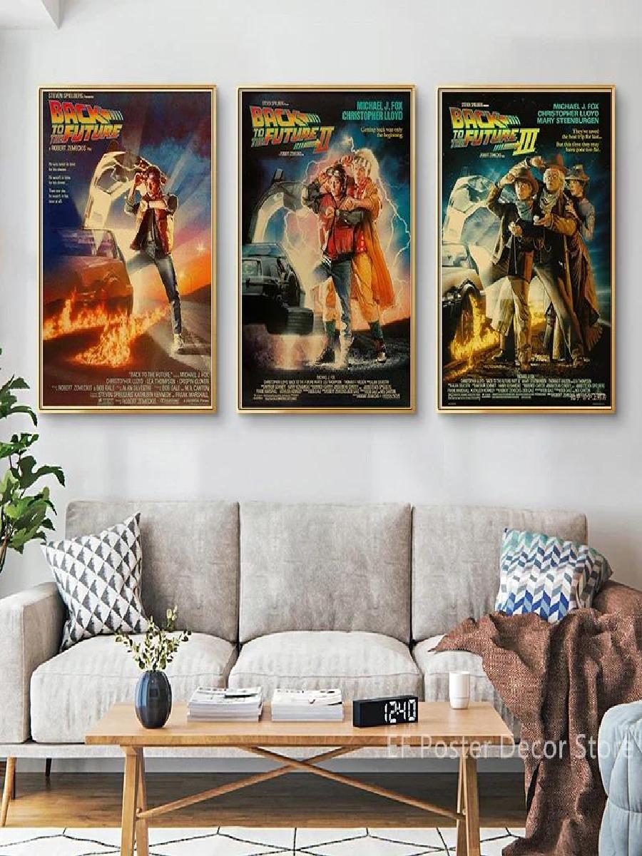 Vintage Back To The Future Mov - Home Cinema Wallpaper recensione e prezzo